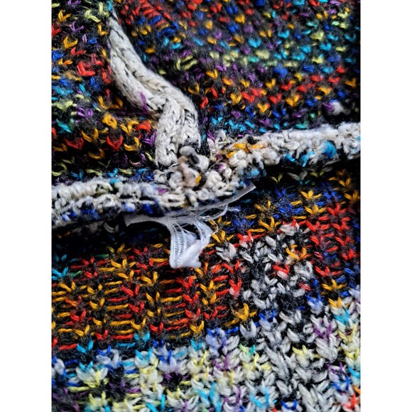 Northern Angel Aztec Southwestern Boho Open Front Long Cardigan Sweater Hoodie L - Picture 14 of 15